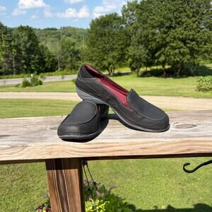 Merrell Namak Moc Leather Slip-On Loafer Minimalist Comfort Lagenlook Size 10